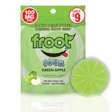 Froot Single 100mg Sour Green Apple